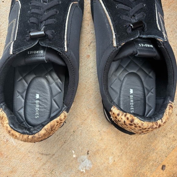 Birdies Road Runner Sneakers Tennis Shoes Animal Print Black Gold Size 10.5 - Picture 5 of 7